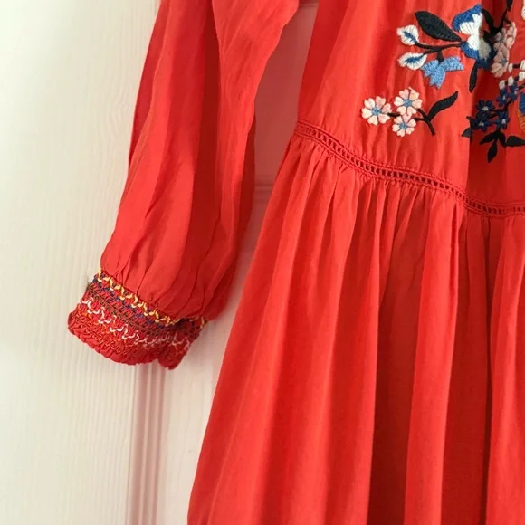 ☘️ 3/$17 Free People *flaw Sunbeams A-Line Dress XS - Picture 7 of 12